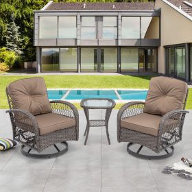 3pcs Outdoor Furniture Modern Wicker set