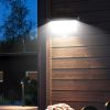 Solar Powered Wall Lights Outdoor 100 LED Beads Motion Sensor Lamp IP65 Waterproof Dusk To Dawn Sensor Light