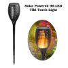 96 LEDs Solar Flame Torch Light Waterproof Flickering Flame Lamp Garden Path Yard Lamp