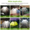 Solar Pendant Lights IP65 Waterproof Shed Light 120Â° Adjustable Garage Light with 3 Timing Modes 4 Brightness Levels