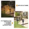 96 LEDs Solar Flame Torch Light Waterproof Flickering Flame Lamp Garden Path Yard Lamp