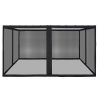 Gazebo Replacement Mosquito Netting 10*12Inch/Black