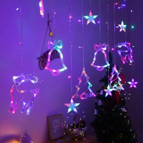 Christmas Decoration Pendant Night Light (Option: Color-US)